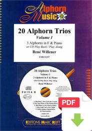 20 Alphorn Trios Volume 1 - René Willener