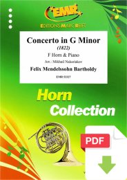Concerto in G Minor - Felix Mendelssohn-Bartholdy -...