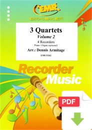 3 Quartets Volume 2 - Dennis Armitage