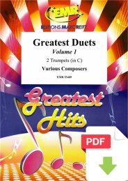 Greatest Duets Volume 1 - Composers Various