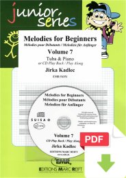 Melodies for Beginners Volume 7 - Jirka Kadlec