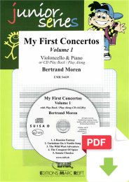 My First Concertos Volume 1 - Bertrand Moren