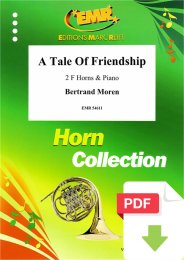 A Tale Of Friendship - Bertrand Moren