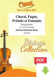 Choral, Fugue, Prélude et Fantaisie - Johann...