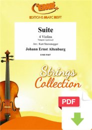 Suite - Johann Ernst Altenburg - Kurt Sturzenegger