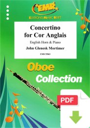 Concertino for Cor Anglais - John Glenesk Mortimer