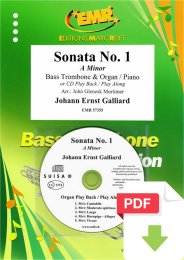 Sonata No. 1 - Johann Ernst Galliard - Glenesk John Mortimer