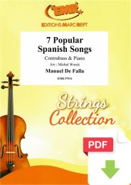 7 Popular Spanish Songs - Falla, Manuel de - Michal Worek