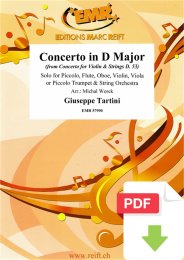 Concerto in D Major - Giuseppe Tartini - Michal Worek