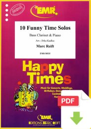 10 Funny Time Solos - Marc Reift - Jirka Kadlec