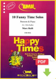 10 Funny Time Solos - Marc Reift - Jirka Kadlec