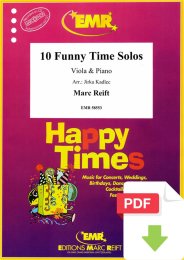 10 Funny Time Solos - Marc Reift - Jirka Kadlec