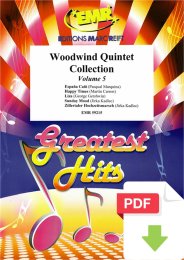 Woodwind Quintet Collection Volume 5 - Composers Various