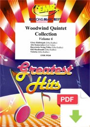 Woodwind Quintet Collection Volume 6 - Composers Various