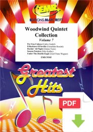 Woodwind Quintet Collection Volume 7 - Composers Various