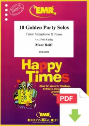 10 Golden Party Solos - Marc Reift - Jirka Kadlec