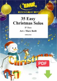35 Easy Christmas Solos - Marc Reift