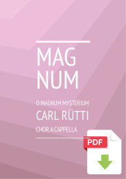 O magnum mysterium - Carl Rütti