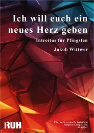 Ich will euch ein neues Herz geben - Jakob Wittwer