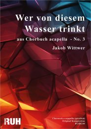 Wer von diesem Wasser trinkt - Jakob Wittwer