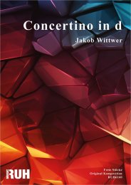 Concertino, in d - Jakob Wittwer