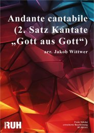 Andante cantabile (2. Satz Kantate "Gott aus...