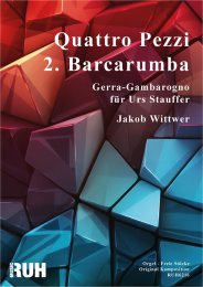 Quattro Pezzi - 2. Barcarumba - Jakob Wittwer