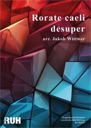 Rorate caeli desuper - Jakob Wittwer