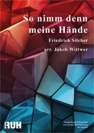 So nimm denn meine Hände - Friedrich Silcher - Jakob...