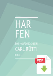 Das Harfenbüchlein - Carl Rütti