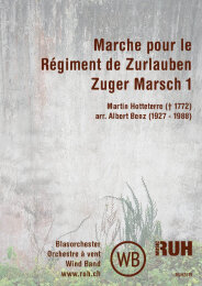 Zuger Marsch 1 - Marche pour le Régiment de...
