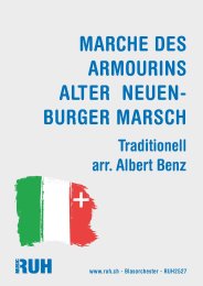 Alter Neuenburger Marsch - Marche des Armourins - Trad. -...