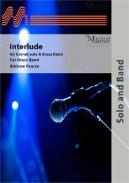 Interlude - for Cornet solo & Brass Band - Andrew Pearce