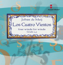 Los Cuatro Vientos - Four Winds for Winds - Johan de Meij