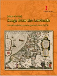 Songs from the Lowlands - for wind orchestra, recorder...