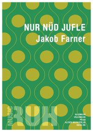 Nur Nüd Jufle - Jakob Farner