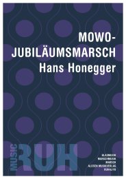 Mowo-Jubiläumsmarsch - Hans Honegger