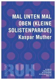 Mal unten mal oben (Kleine Solistenparade) - Kaspar Muther