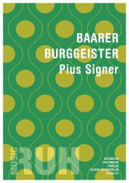 Baarerburggeister - Pius Signer