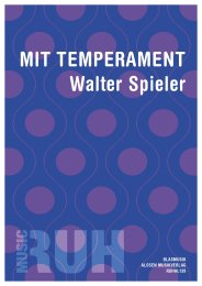 Mit Temperament - Walter Spieler
