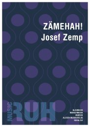 Zämeha! - Josef Zemp