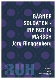 Bärner Soldaten - Inf. Rgt. 14 Marsch - Jörg...
