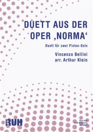 Duett aus der Oper Norma - Vincenzo Bellini - arr. Arthur...