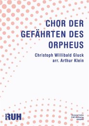 Chor der Gefährten des Orpheus - Christoph Willibald...