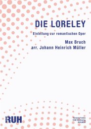 Die Loreley - Max Bruch - arr. Johann Heinrich Müller