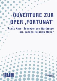 Ouverture zur Oper Fortunat - Franz Xaver Schnyder von...