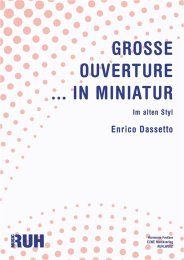 Grosse Ouverture ... in Miniatur - Enrico Dassetto