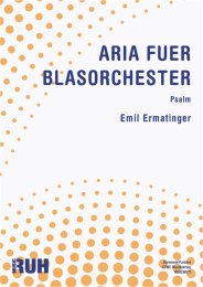 Aria fuer Blasorchester - Emil Ermatinger