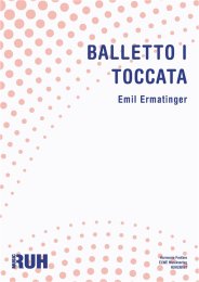 Balletto I - Toccata - Emil Ermatinger