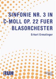 Sinfonie Nr. 3 in c-moll Op. 22 fuer Blasorchester -...